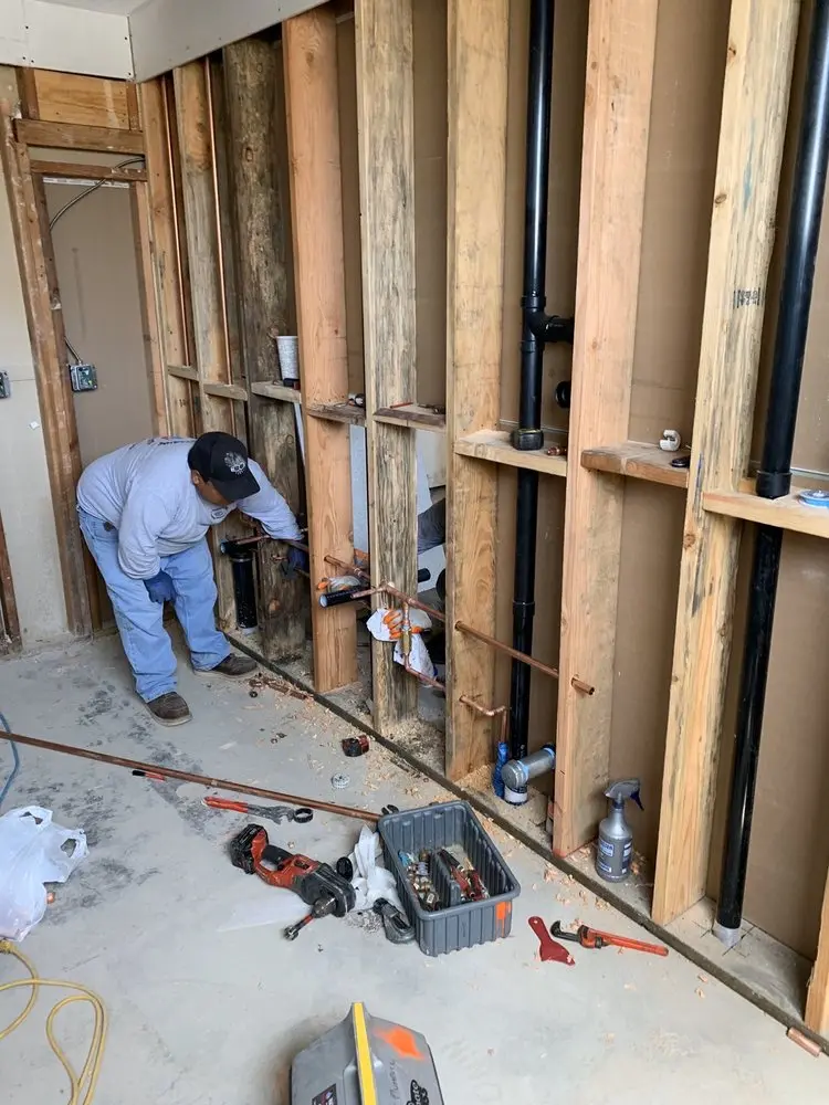 Commercial rough-in plumbing for Commercial Plumbing in Oak Knoll